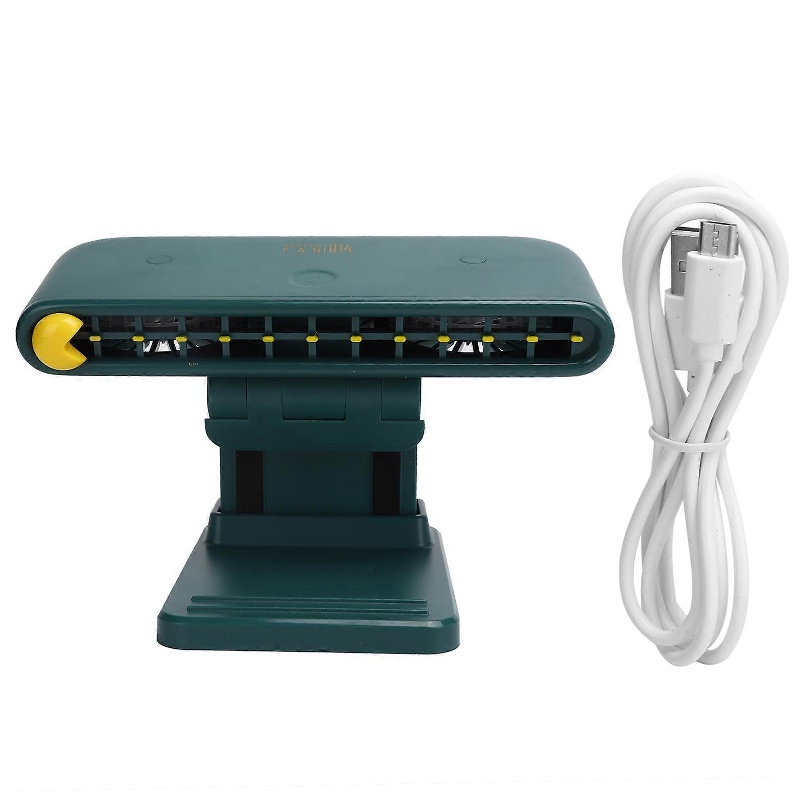 Desk Fan, Small, Computer Screen, USB Charging, 3 Speeds