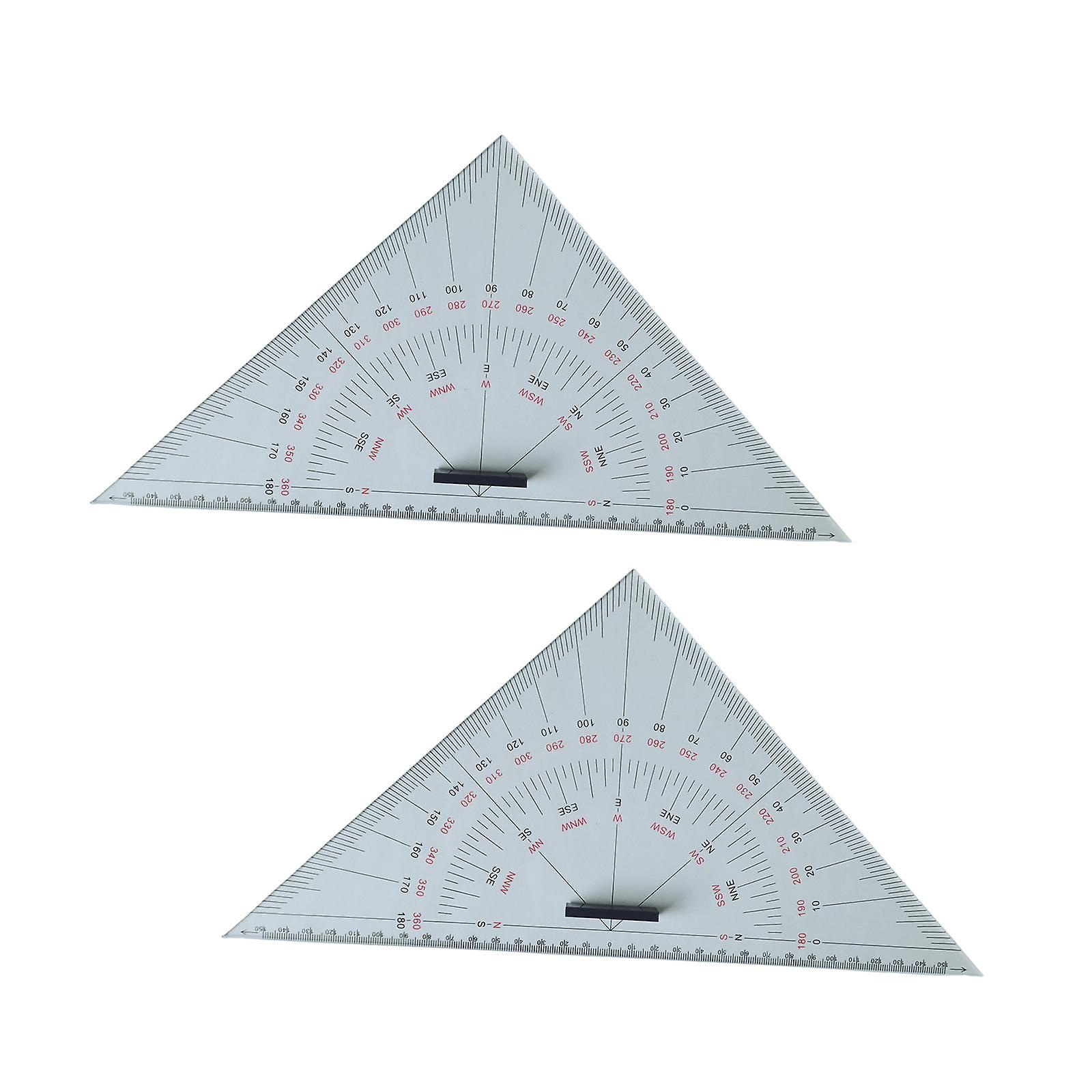 Triangle Ruler Portable Professional Protractor for Teacher Artists Teaching Isosceles Ruler