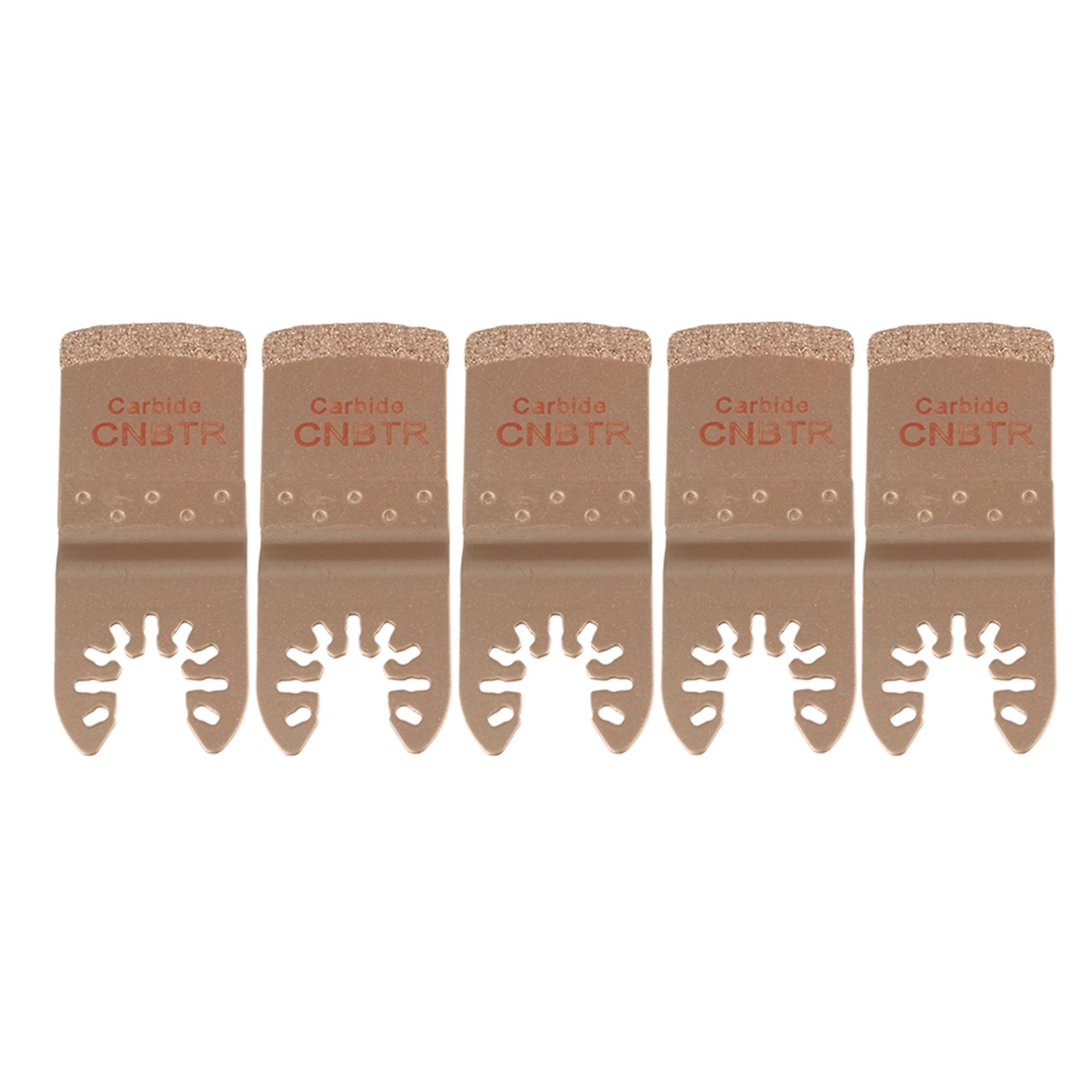 5 PCS E Type Carbide Oscillating Multitool 75x33mm Replacement for FEIN