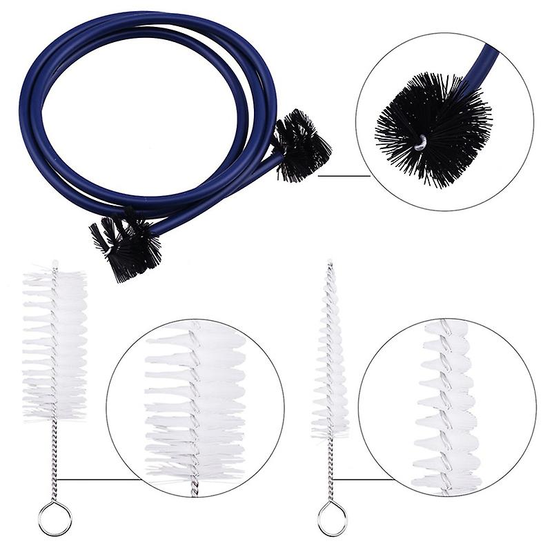 1Set Kit d’entretien de trompette Grasp Snake Brush Embout buccal Brosse Cornet Nettoyage