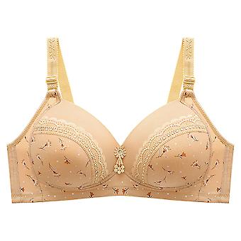 Women's Full Coverage Nursing Bras Wirefree Chest Gather Sexy Bra Christmas Thanksgiving Birthday Gift