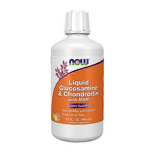 Now Foods Liquid Glucosamine & Chondroitin with MSM, 32 Oz (Pack of 1)
