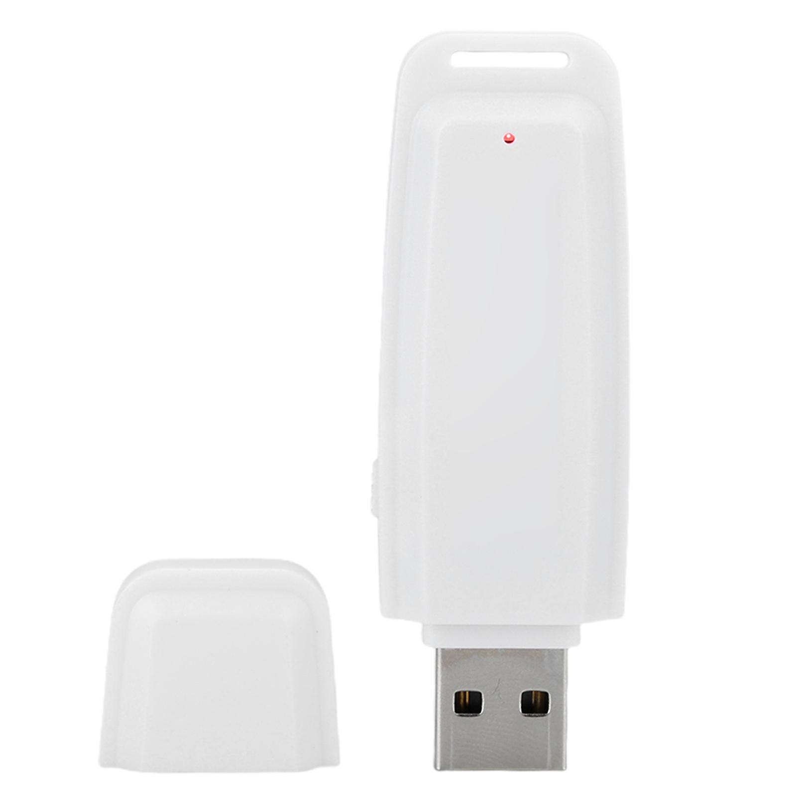 SK001 Mini Digital Voice Recorder UDisk TF Flash Card USB2.0 Recording Pen for Windows Xp Vista7/8(White )