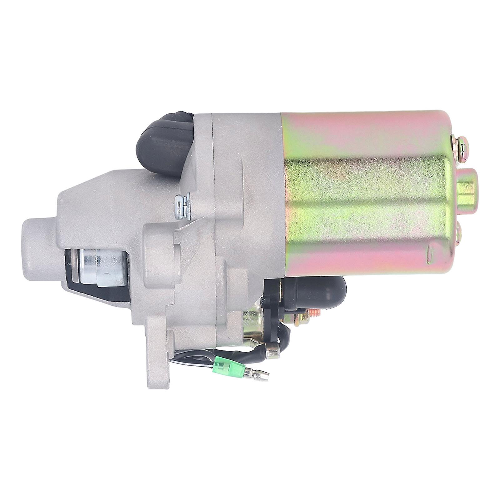 Starter Motor Replacement Accessory with Solenoid Valve for 168F 170F GX160 GX210 Gasoline Engine Generator DC12V 