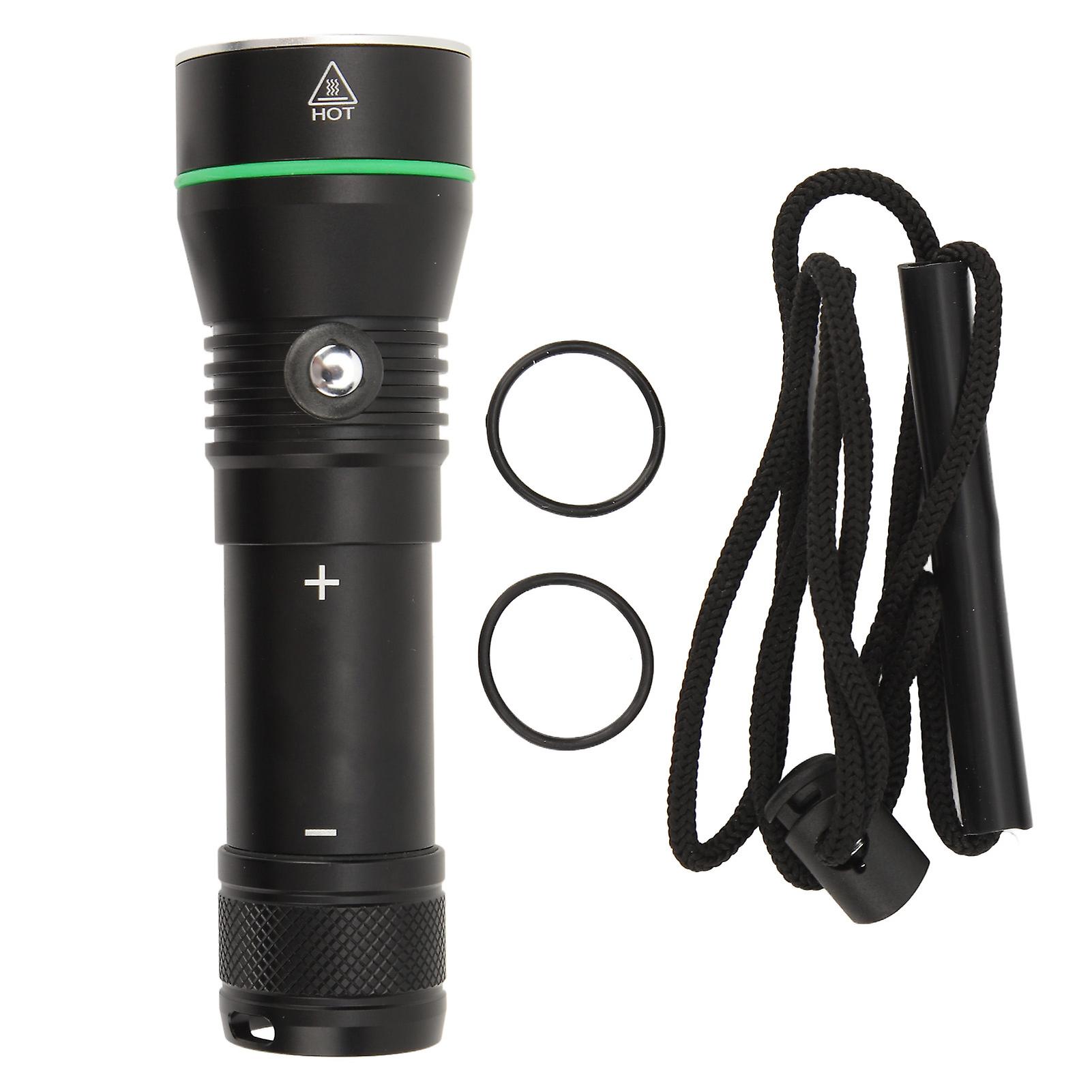 110m Waterproof Dive Light with 3 Brightness Modes