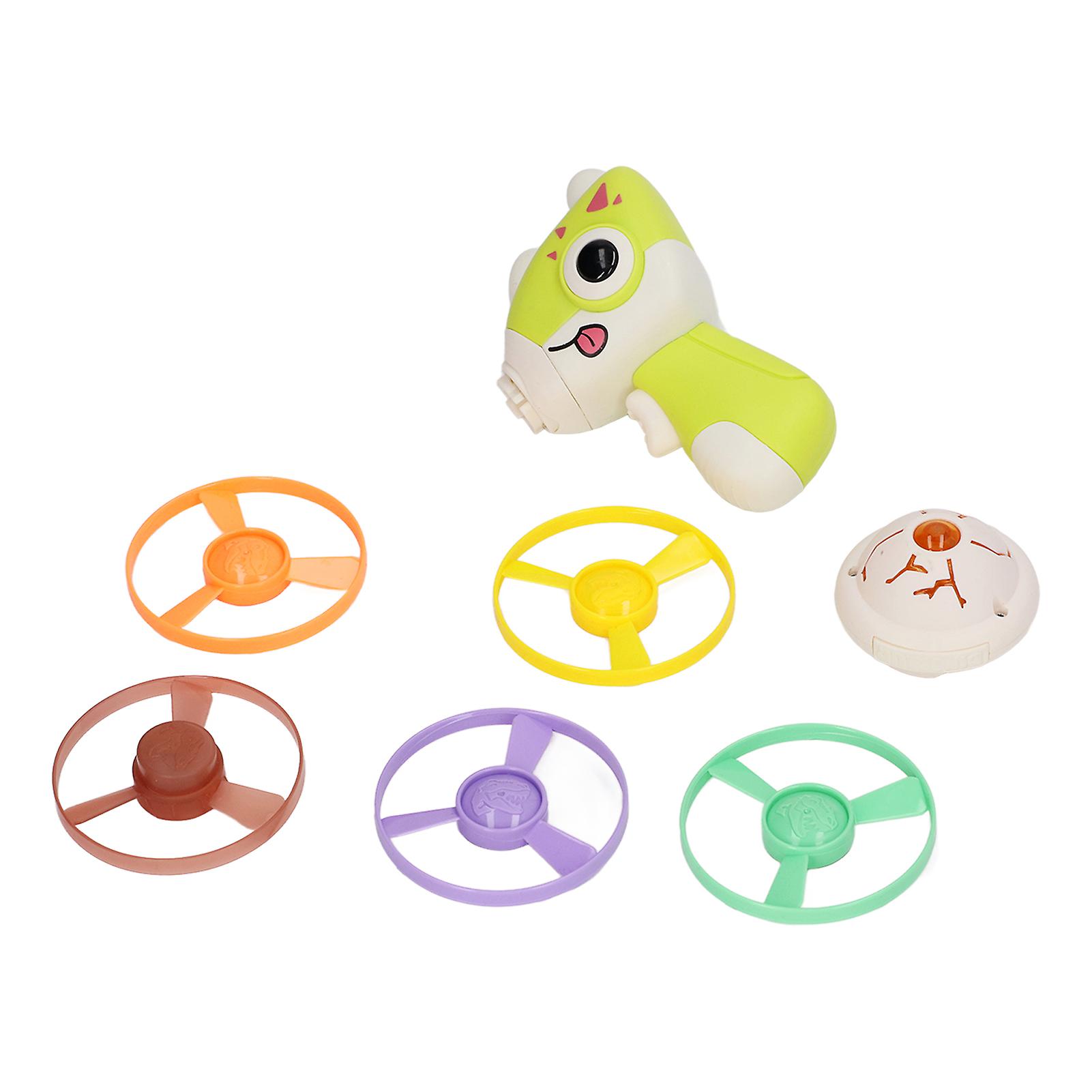 Dinosaur LED Gyroscope Toy - Colorful Flying Disc for Interactive Learning