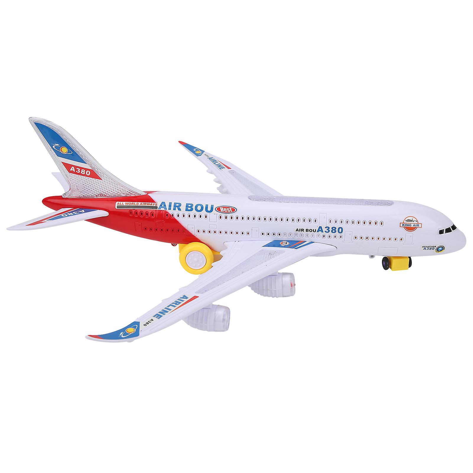 Electric Toy Aircraft With Universal Wheel Design Environmental Protection Material