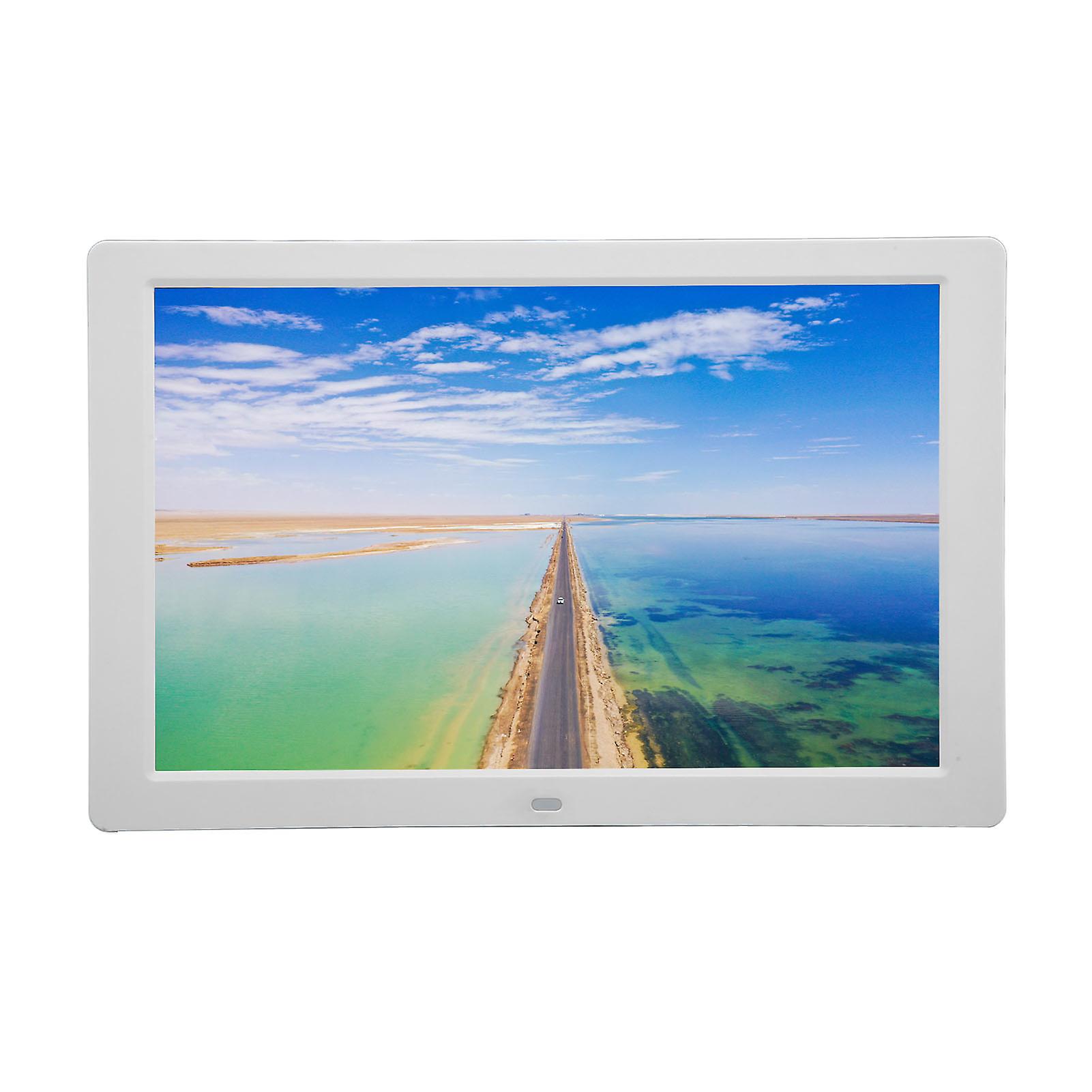 12.1in Digital Photo Frame 1280x800 HD LCD White EU Plug