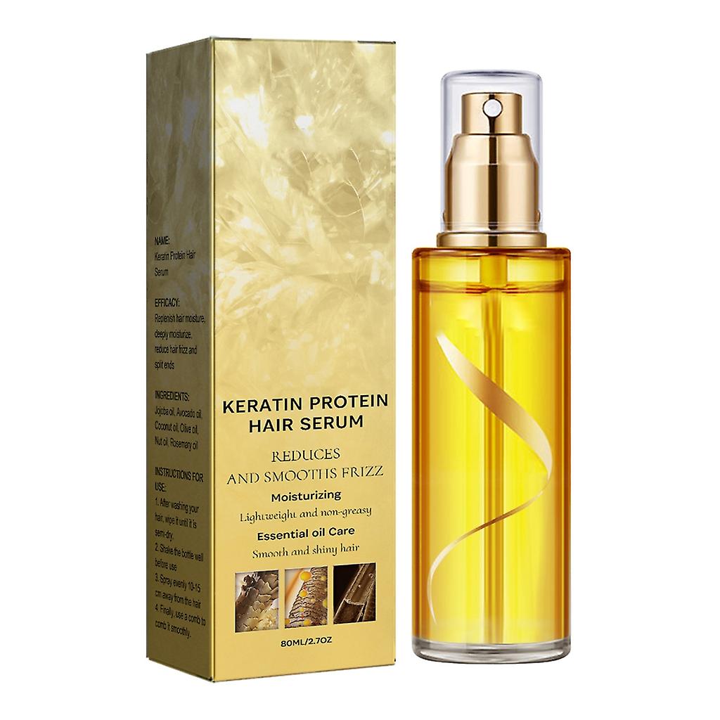 Sieri per la cura dei capelli con proteine alla cheratina per sieri liscianti per il controllo dell'effetto crespo ricci