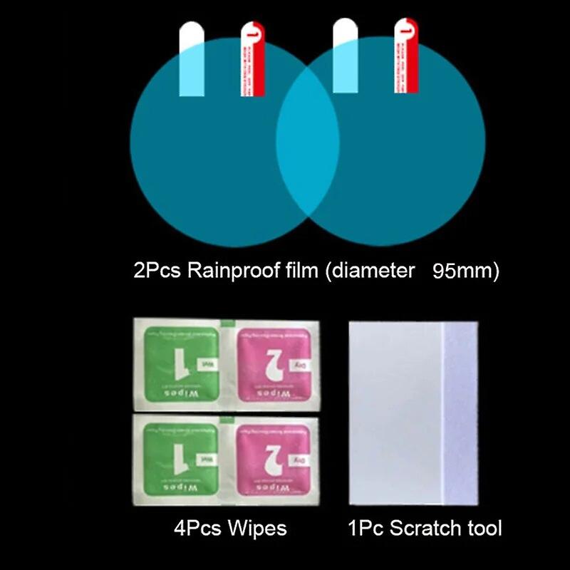 2pcs αδιάβροχη αντι-ομίχλη ταινία γυαλιού κάλυψης βροχής καθρεπτών αυτοκινήτων ταινιών καθρεπτών καθρεπτών αυτοκινήτων αδιάβροχη προστατευτική ταινία γυαλιού ~26552