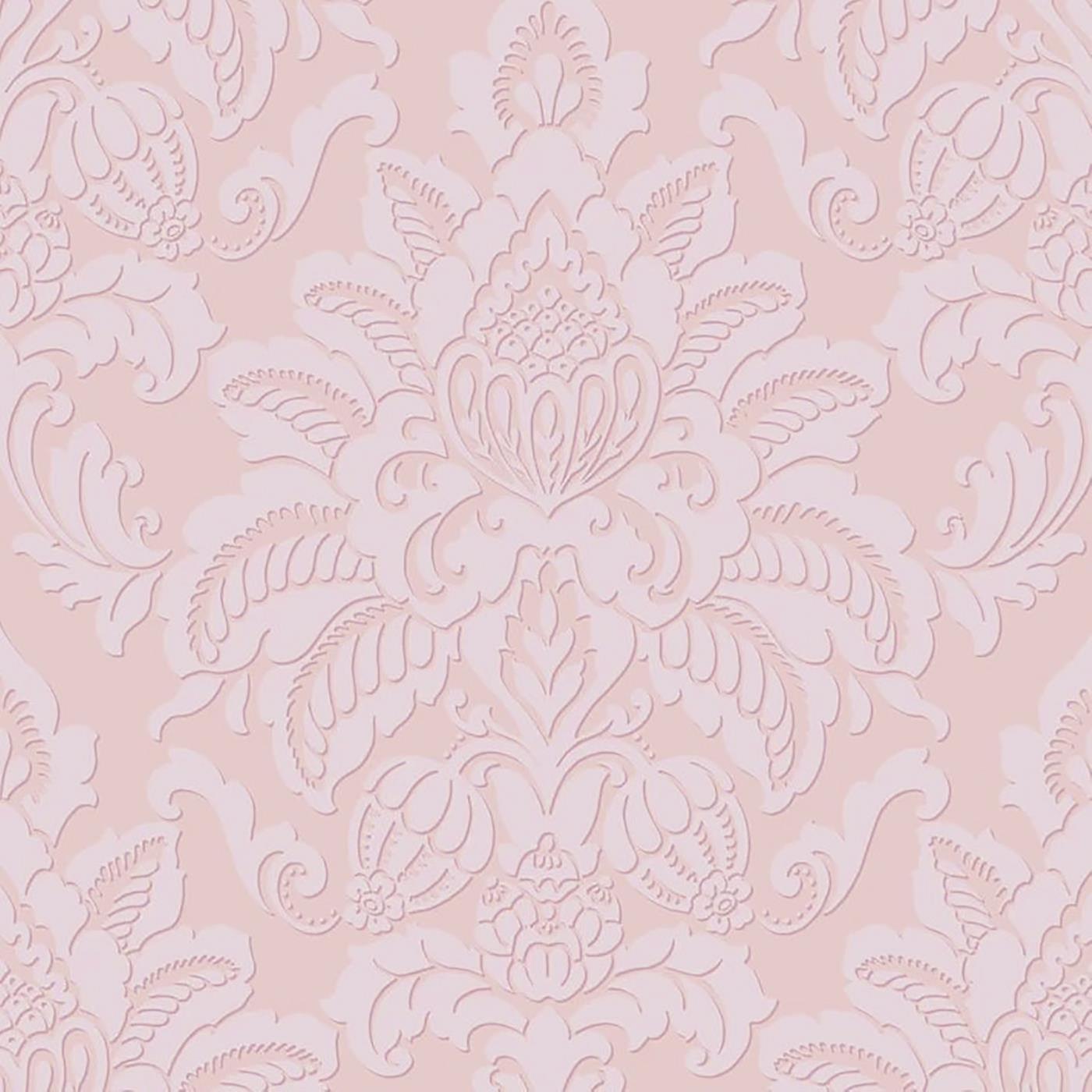 Arthouse Glisten Damask Blush