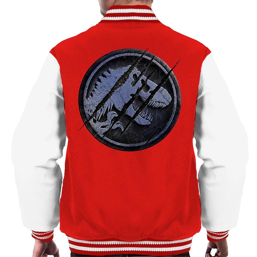 Jurassic Park Claw Marks Iconic Logo Men's Varsity Jacket