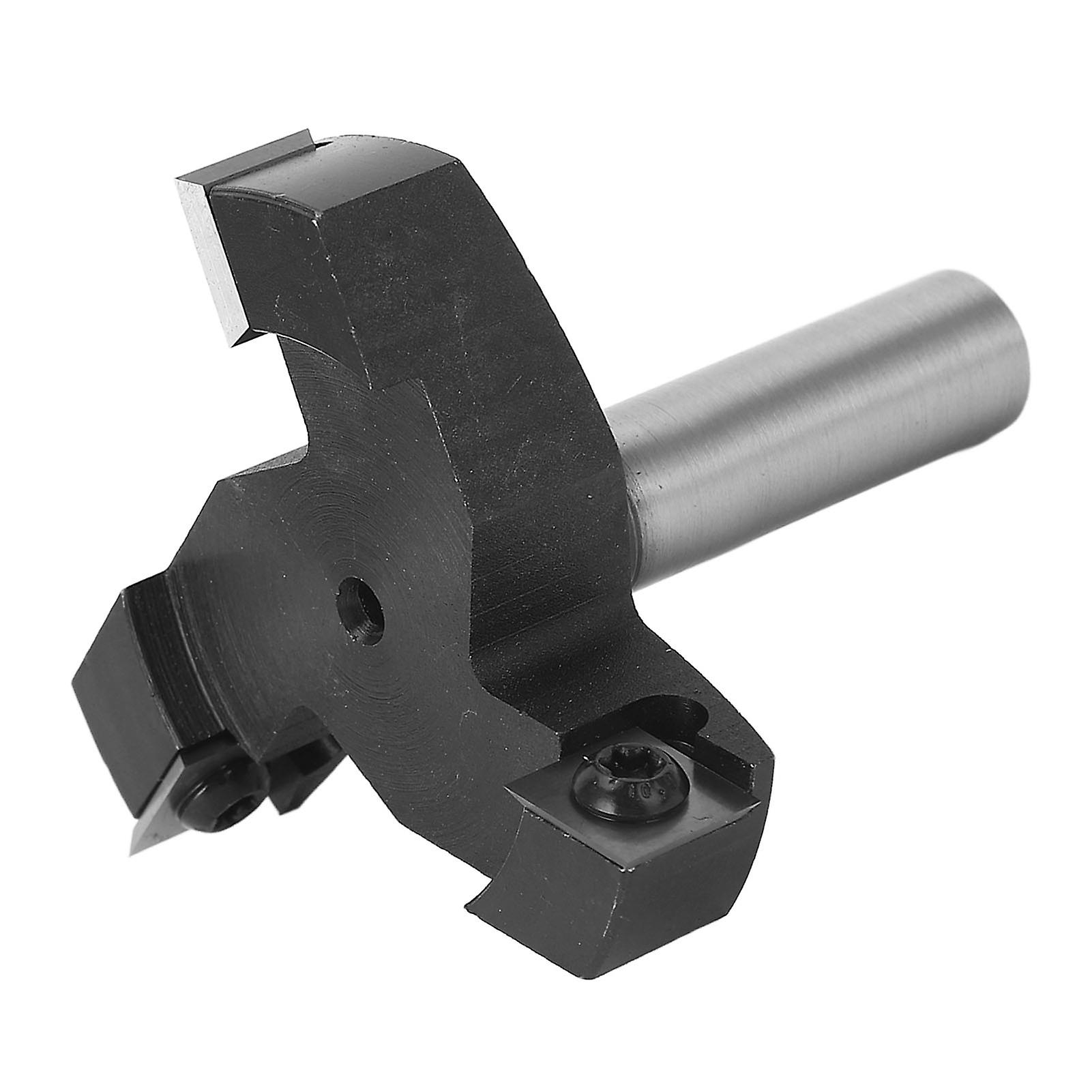 1/2in Shank Insert Style Spoilboard Bit 3 Blade T Shaped 60mm Cutting Diameter Spoilboard Surfacing Router Bit