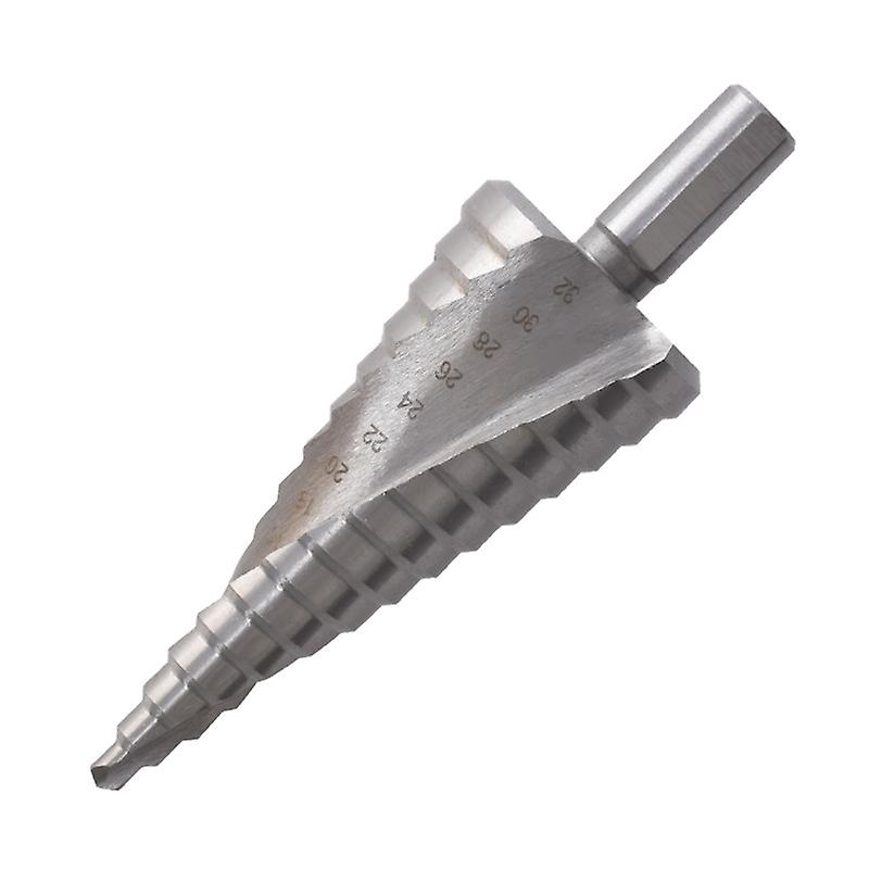 Step Drill Bit, 4-32 mm Metal Step Countersink Triangle Conical Titanium HSS, Triangular Shank, Met