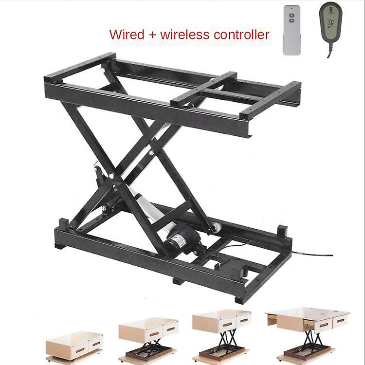 Wireless Wired Remote Control Coffee Dining Electric Lift Table Lifter Hardware Folding Iron Frame