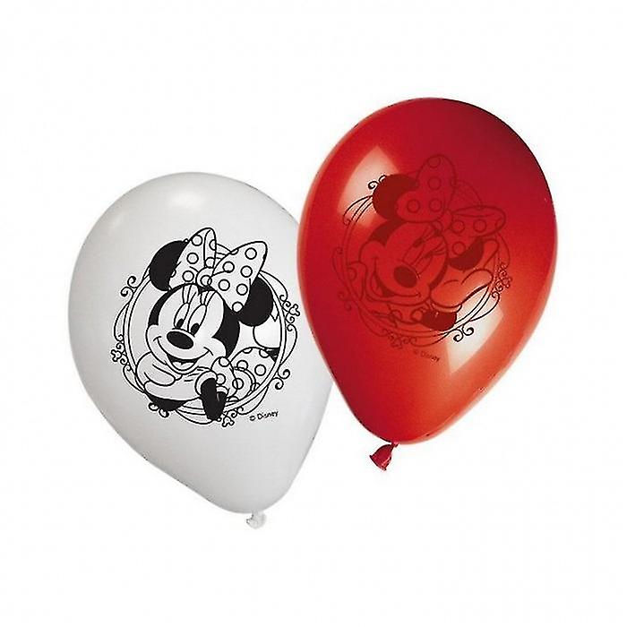 Disney Fashion Latex Minnie Mouse Balloons (Pack of 8)