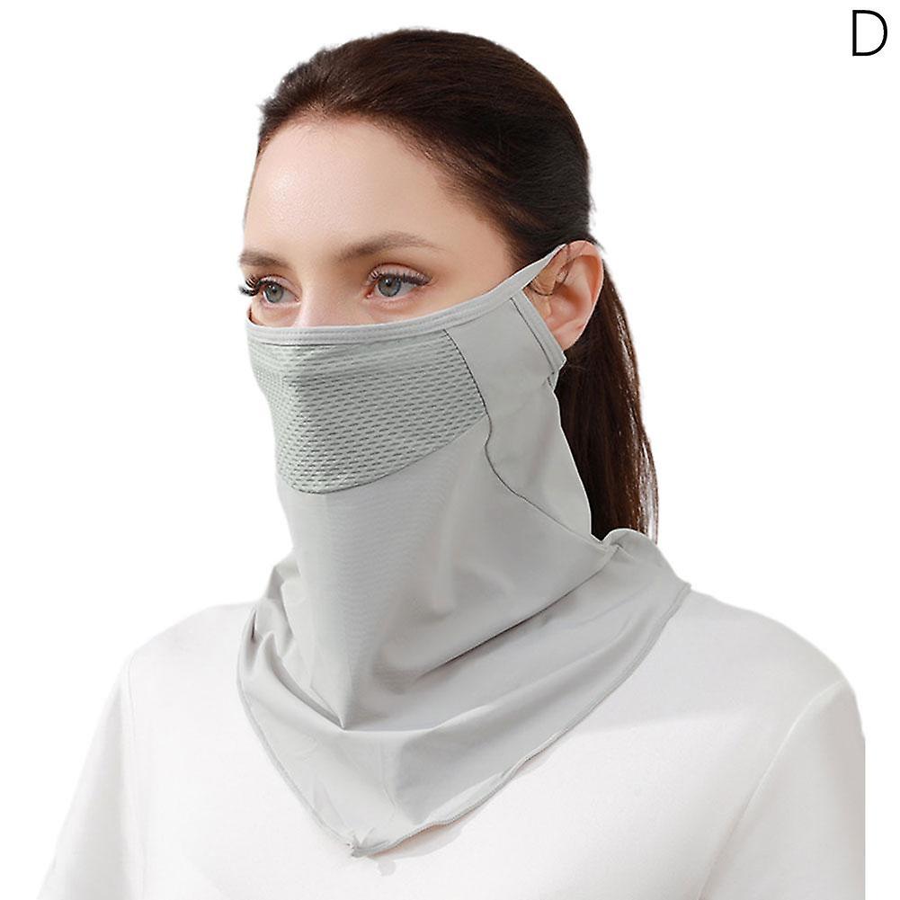 UV Protection Ice Silk Mask Neckline Mask Face Scarf Face Mask Ice Silk Bib 