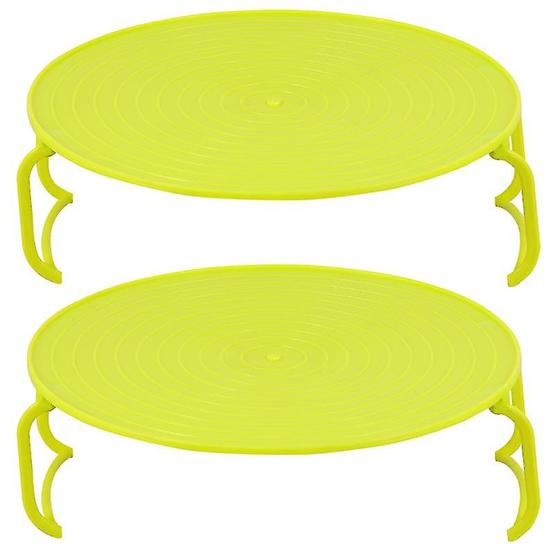 2pcs Plastic Storage Racks