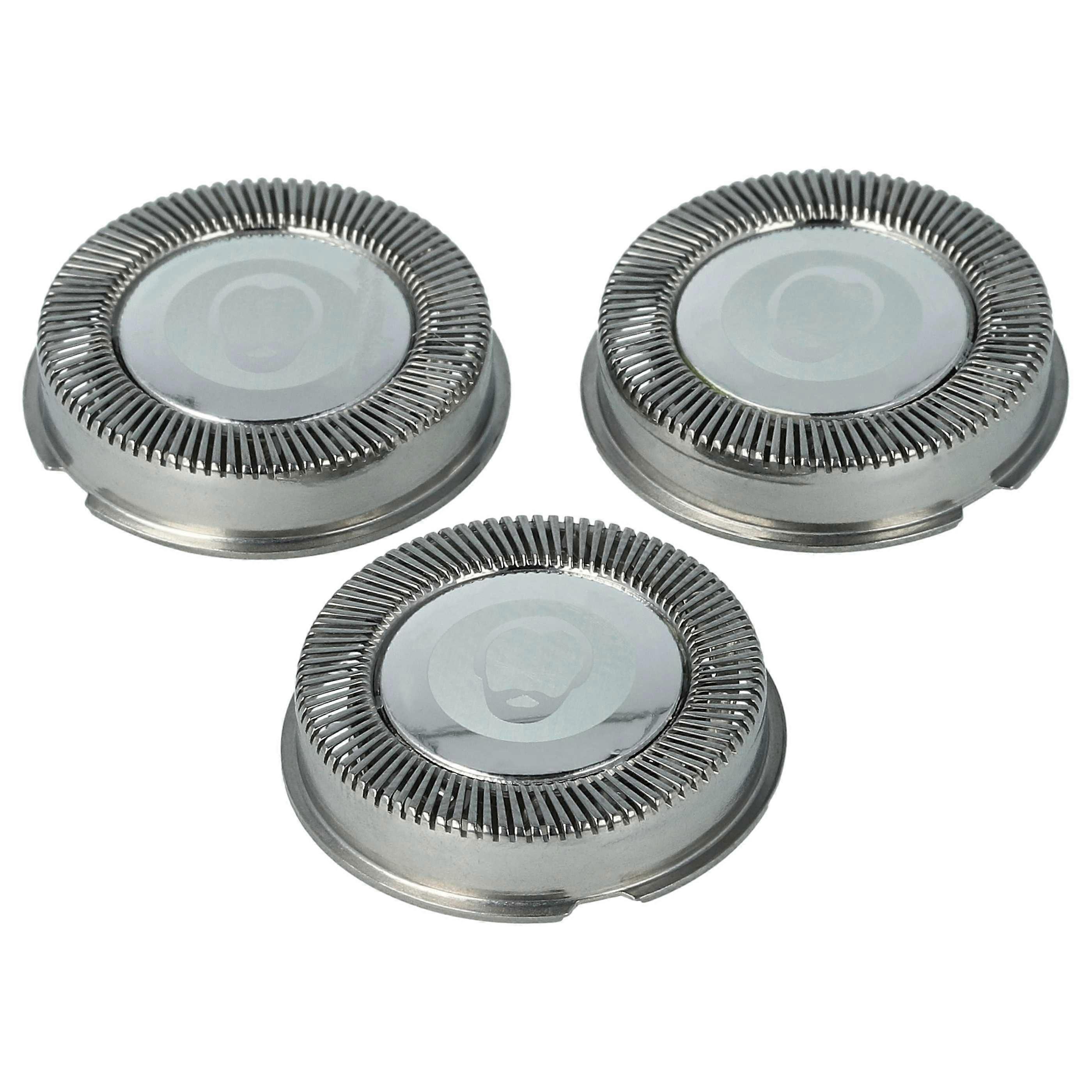 vhbw Rasierklingen kompatibel mit Philips HQ240, HQ2405, HQ220, HQ222, HQ26, HQ2610, HQ242, HQ2425, HQ203, HQ22 Rasierer - Ersatzklingen, 3 Stück