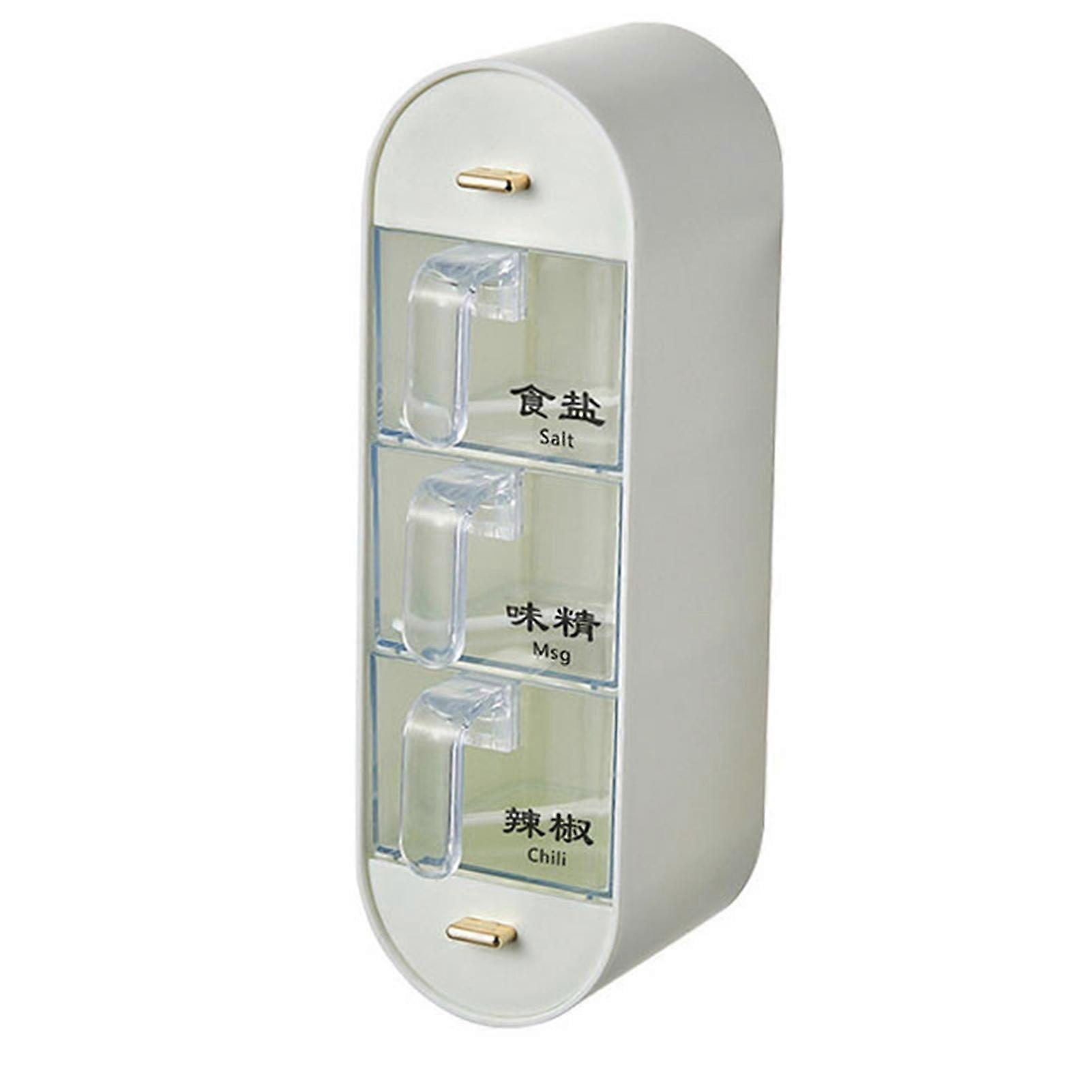 No-Drill Wall-Mounted Spice Drawer for Kitchen Organization