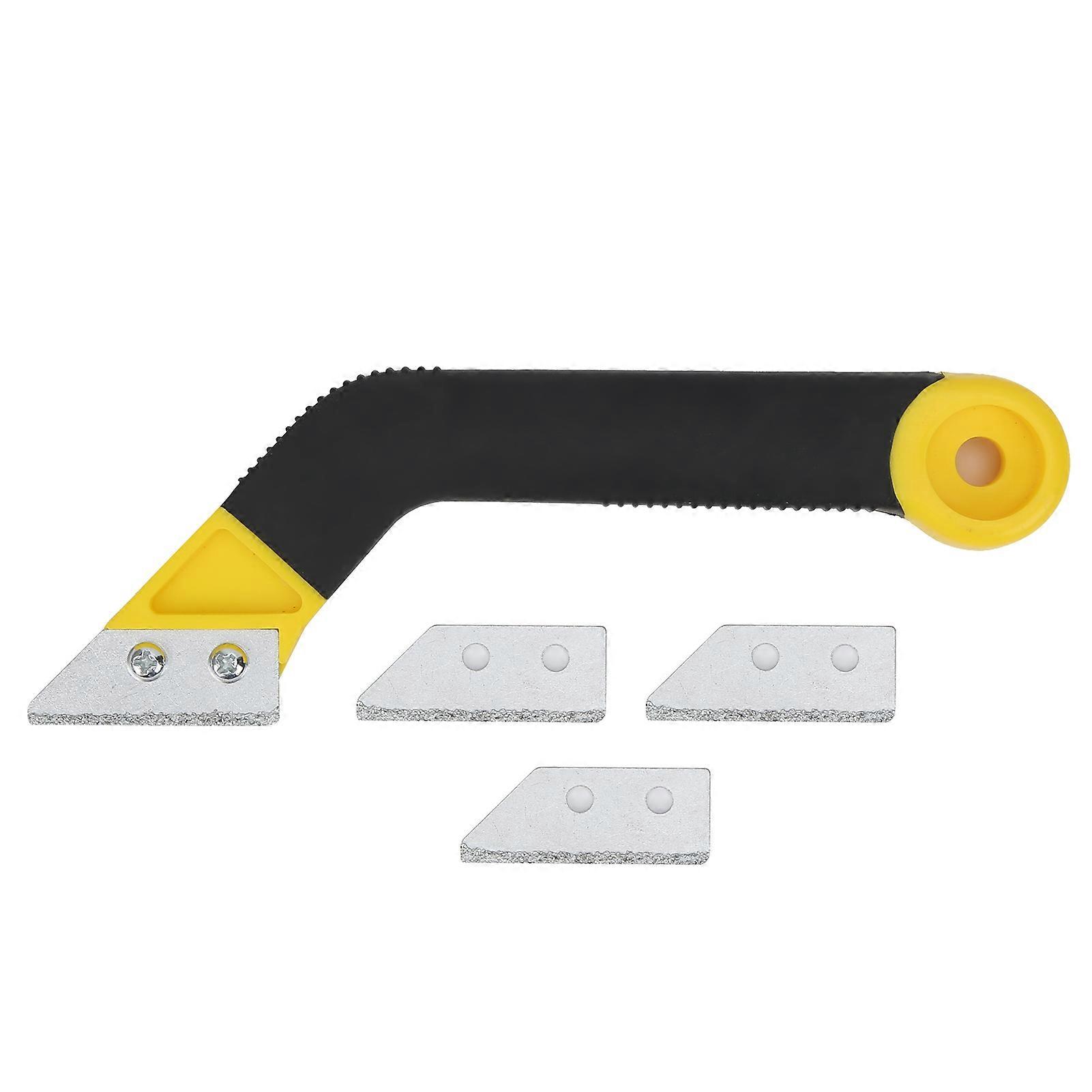 Grout Saw Remover Portable Plastic Edge Grouting Cleaner with NonSlip Handle Hand Tools