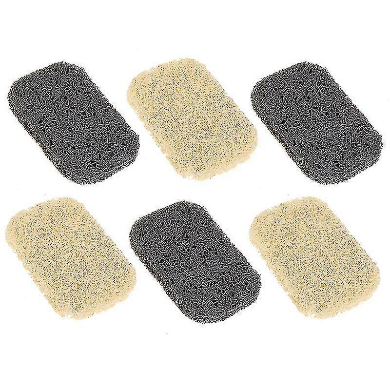 6pcs Soap Dishes, Nonslip Soap Tray