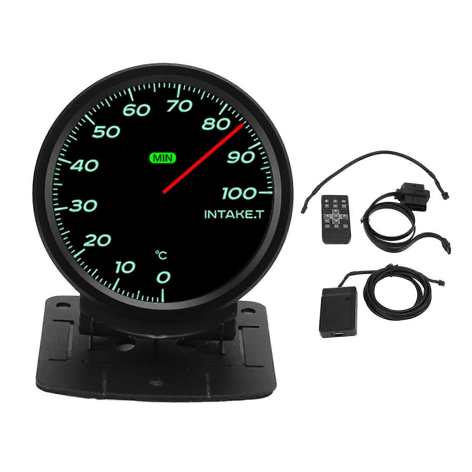 Car OBD2 LCD Gauge Meter Digital Touch Screen Multifunction 7 Pointer Colors Universal Modification E2U511