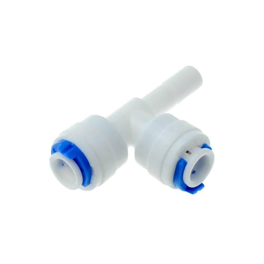 T Shape 3 Way Ro Water 1/4 3/8od Hose Coupling 1/4 3/8 Pipe Reverse Osmosis Aquarium System Plastic Quick Fitting Connector