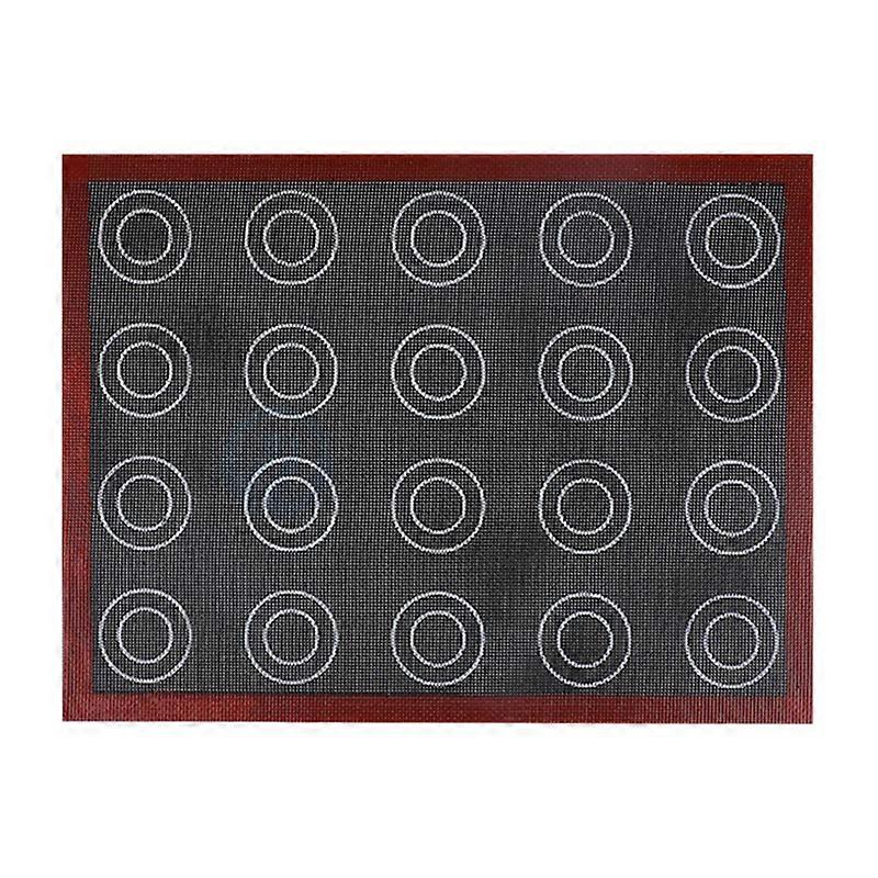 Non-stick Hollow Baking Mat Biscuit Puff Bread Baking Breathable Silicone Baking Mat