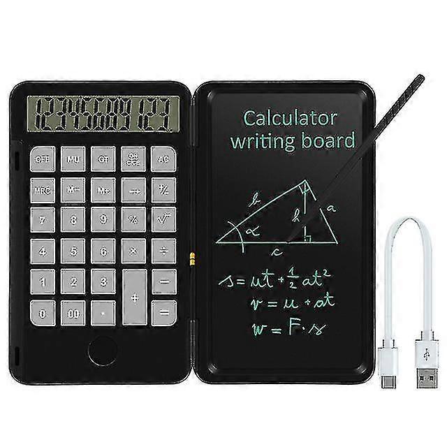 6.5 Inch Calculator Writing Tablet Portable Smart Lcd Graphics Handwriting Pad Board Drawing Tablet Paperless With Rechargeable