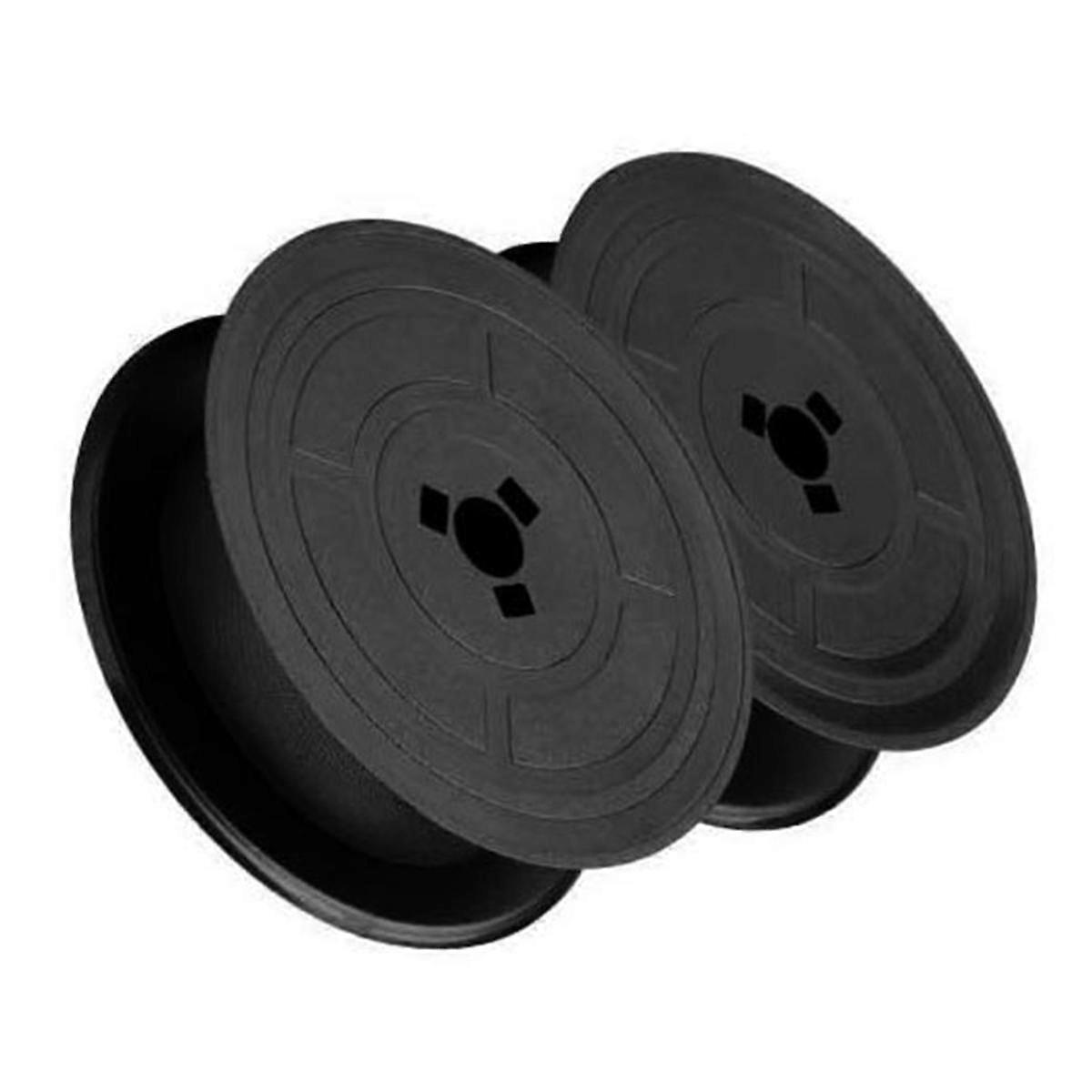 1Pcs GR4 Typewriter Ribbon Typewriter Ribbon Twin Spool Replacement for Lettera Typewriter (Black)