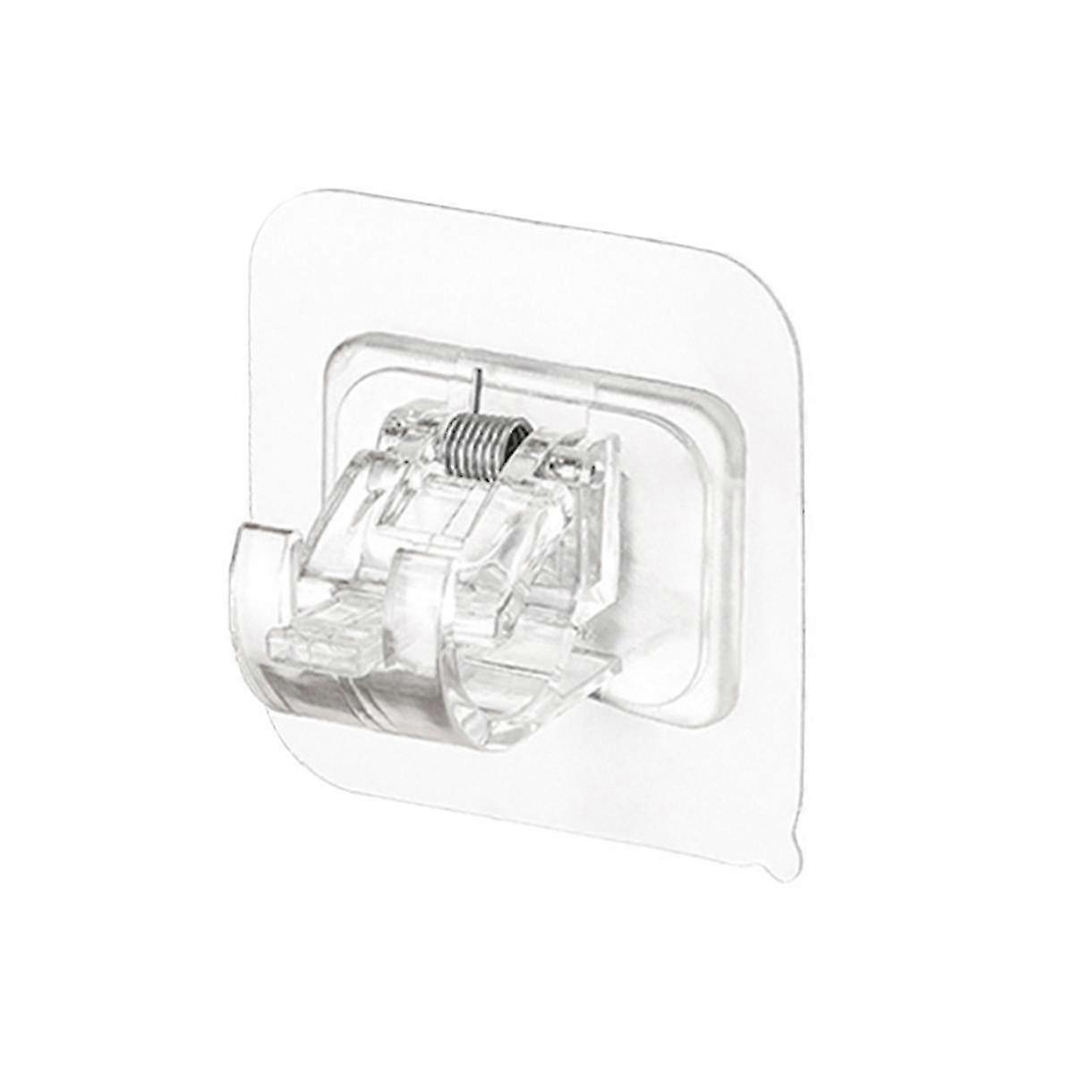 Itseliimautuva koukku vapaa lävistysverhotanko, suihkuverhotanko koukku kotitalous kiinteä pidikekoukku rac