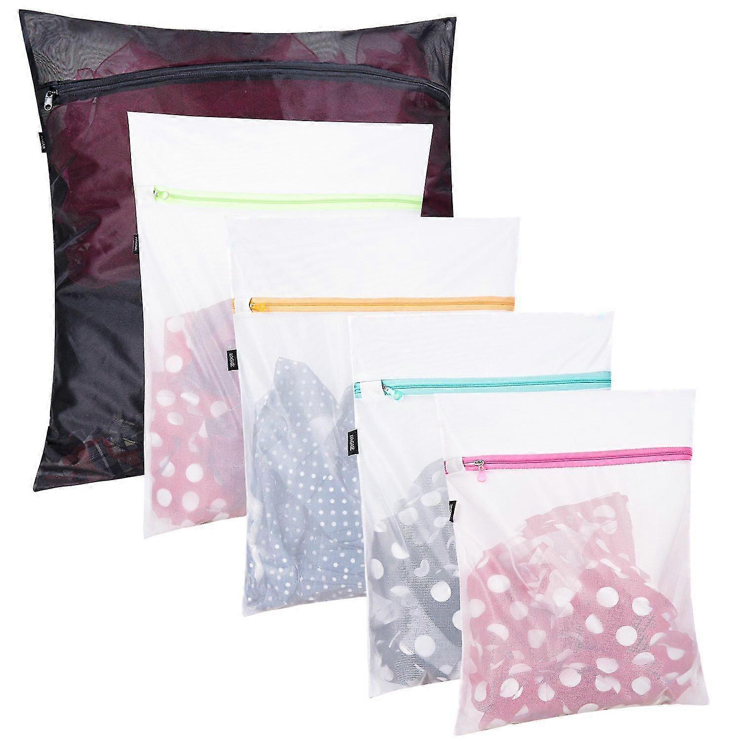 Laundry Bags, Laundry Net, Mesh Laundry Bag, Washing Machine Bag, Washing Net- 5-set (1xl+2l+2m)