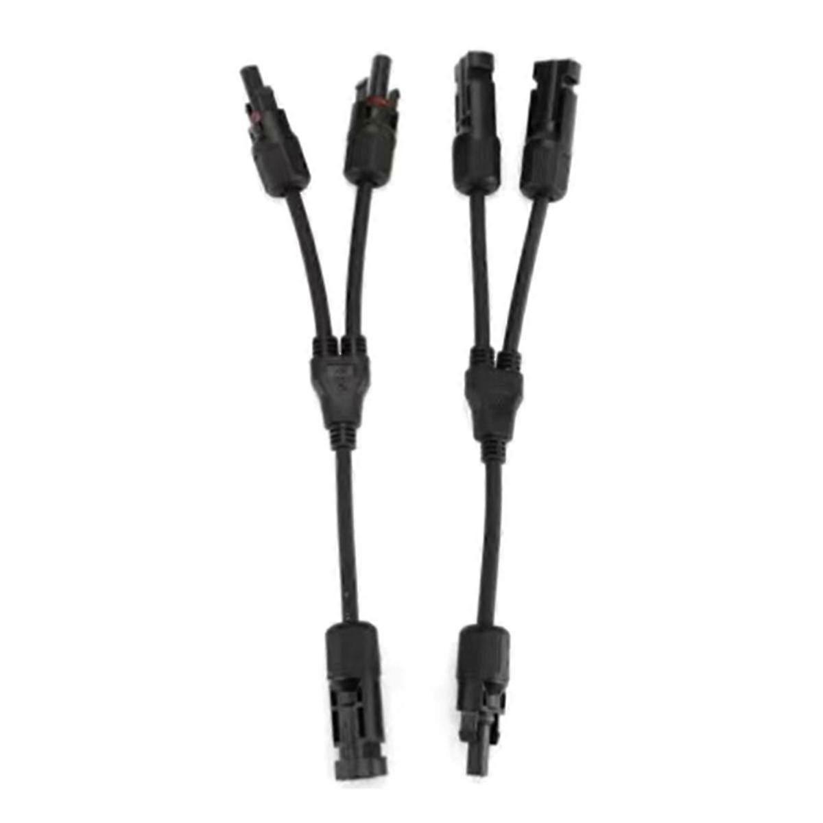 For Solar Panel Solar Connectors Y Branch Parallel PV Adapter Cable Wire Plug Tool Kit M/FF+F/MM
