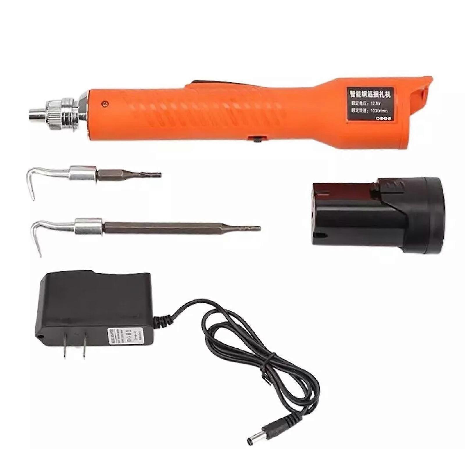 Semi-Automatic Rebar Binding Machine 110V 6000mAh Cordless Rechargeable