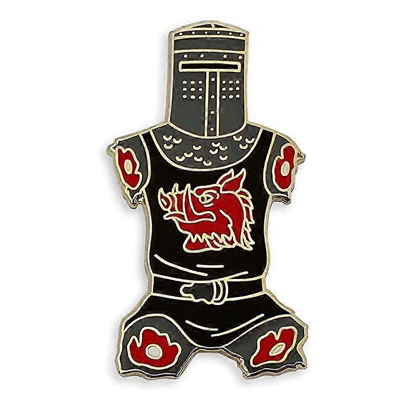 Monty-Python Schwarzer Ritter Fleischwunde Emaille Metall Pin Brosche Hemd Revers Anstecknadel