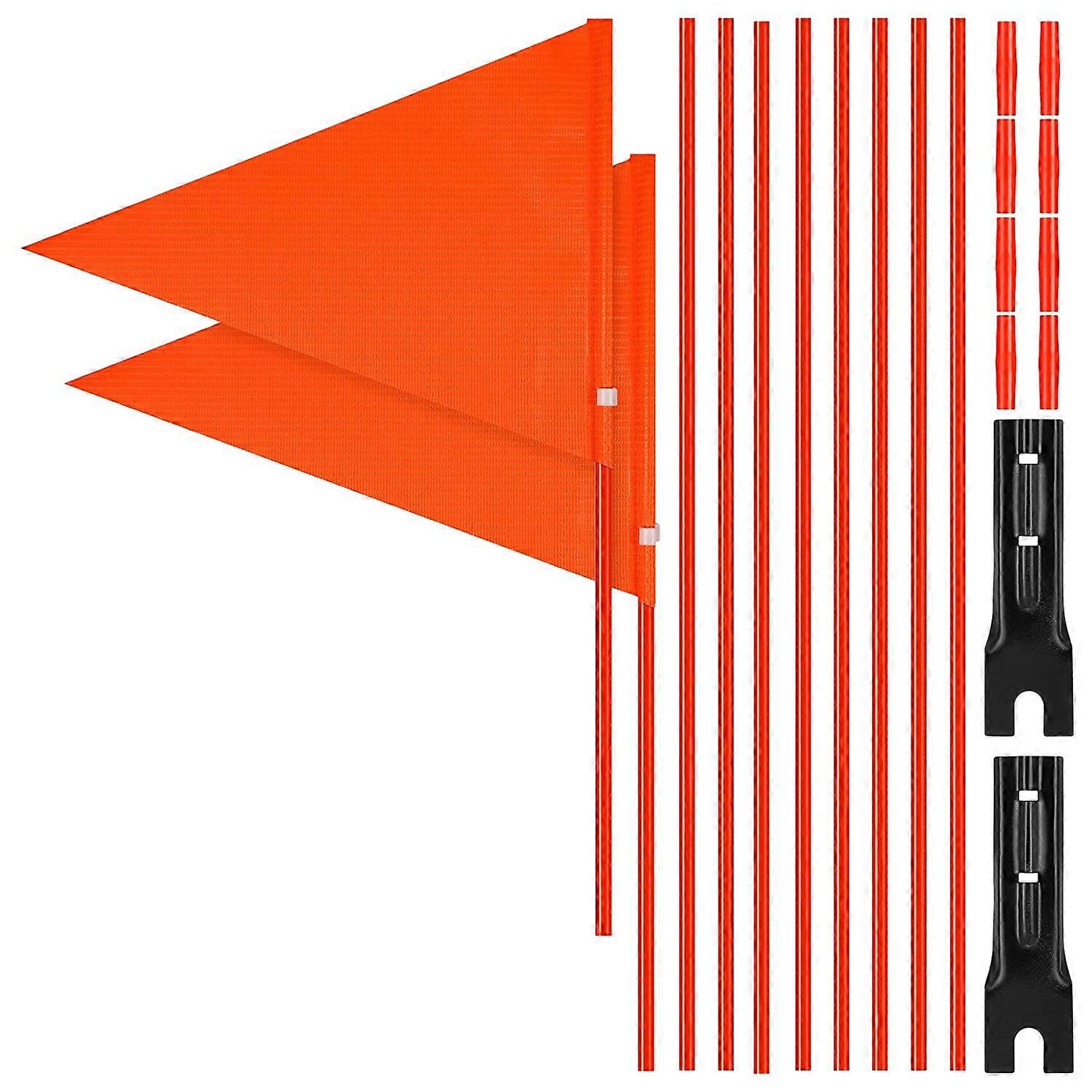 6Ft Bicycle Flag Pole,Flag with Mounting Bracket,Height Adjustable Waterproof Flag for Outdoor Cycl