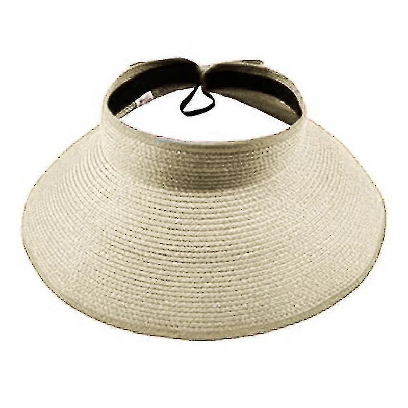 Women Large Floppy Visor Sun Hat Summer Beach Holiday Adjustable Foldable Cap