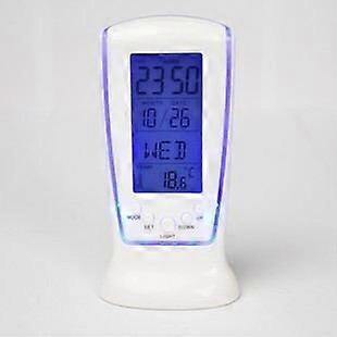 Multifunctional LED Digital Alarm Clock with Blue Backlight