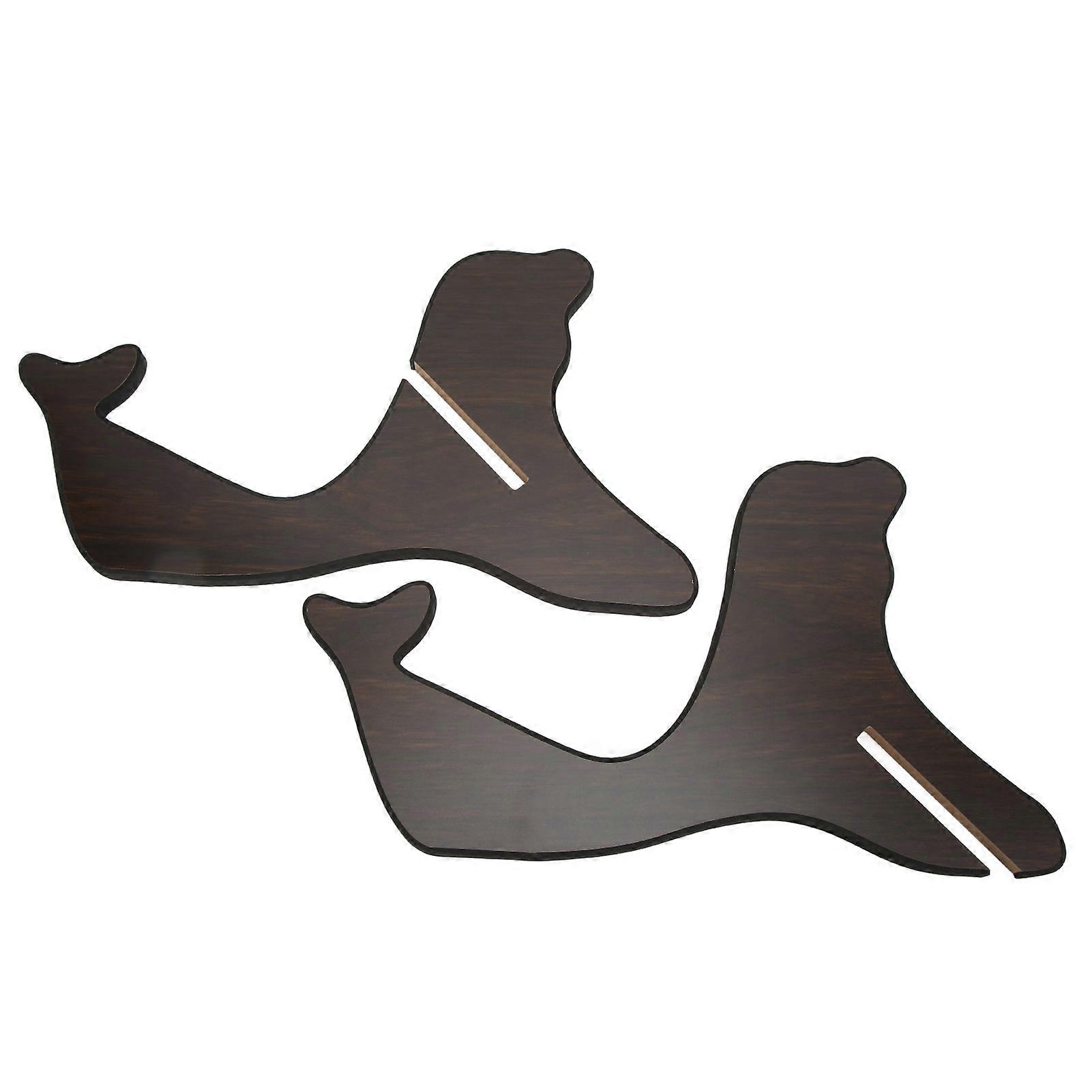 Ukulele Stand Wooden Removable Guitar Display Bracket Portable String Instrument HolderBlack