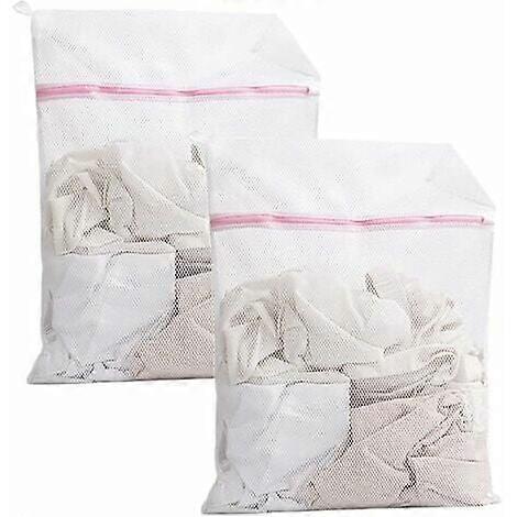 2pcs laundry bag - coarse mesh [larger mesh] - small [30*40cm]