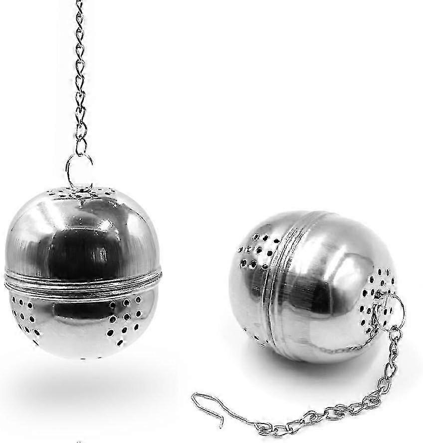 Stainless Steel Mesh Tea Ball 2.1 Inch Tea Infuser Strainers Tea Strainer Filters Tea Interval Diffuser (egg shape)