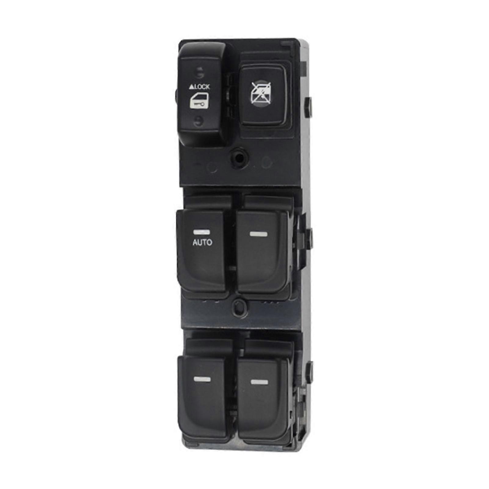Vehicle Window Switch Long Lifespan Wear Resistant Abs Auto Window Replacement Button 93570-0q000 For Hyundai Elantra