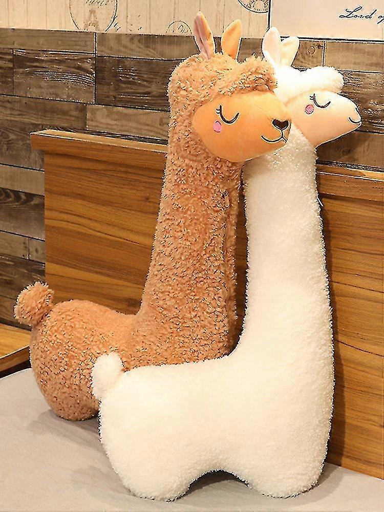 75/100cm Alpaca Plush Pillow - Giant Alpaca Plush Long Body Pillow,100% New-Yvan