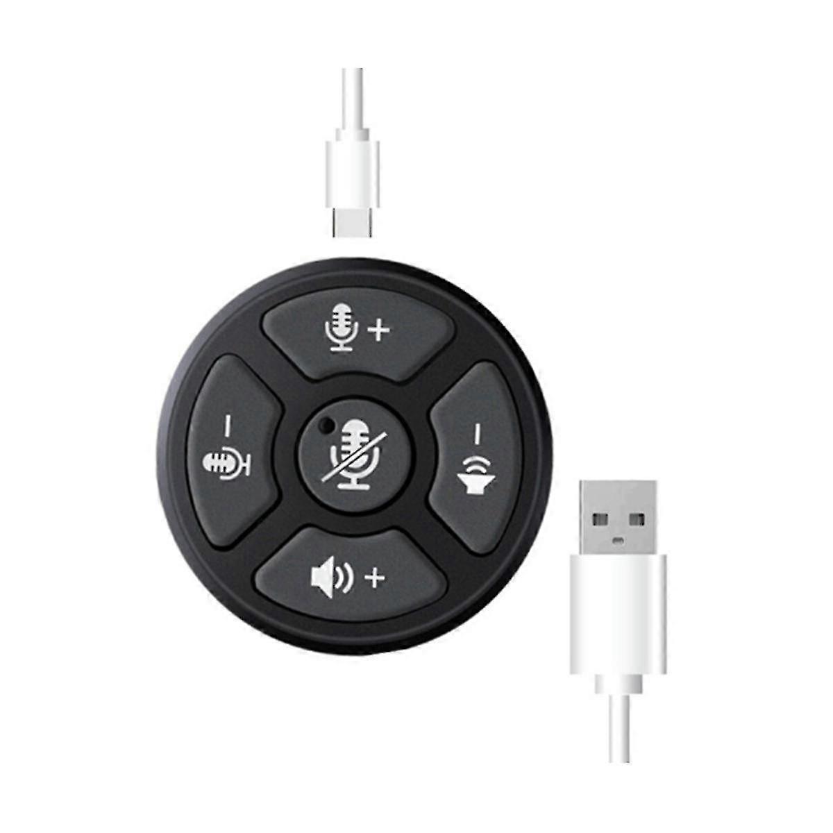 Usb Speakerphone 360 Voice Pickup Usb Type C-a Microphone For Home Office, Smart Voice Enhancement
