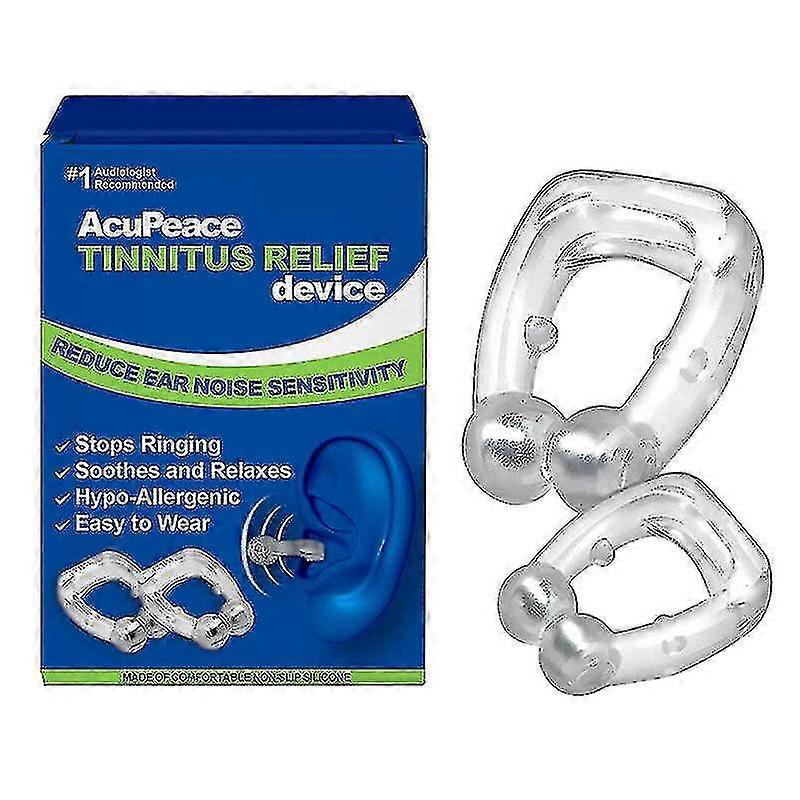 2x Tinnitus Relief Device For Ringing Ears Stop Ear Ringing For Men Women