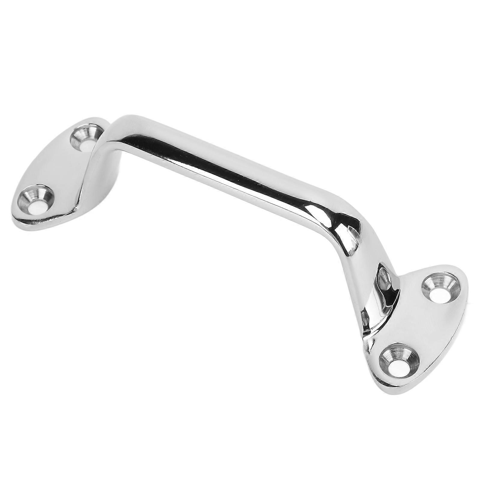 150mm/6.1in Stainless Steel Rail Grab Door Handrail Grip Universal for Boat Yacht Marine Bathroom