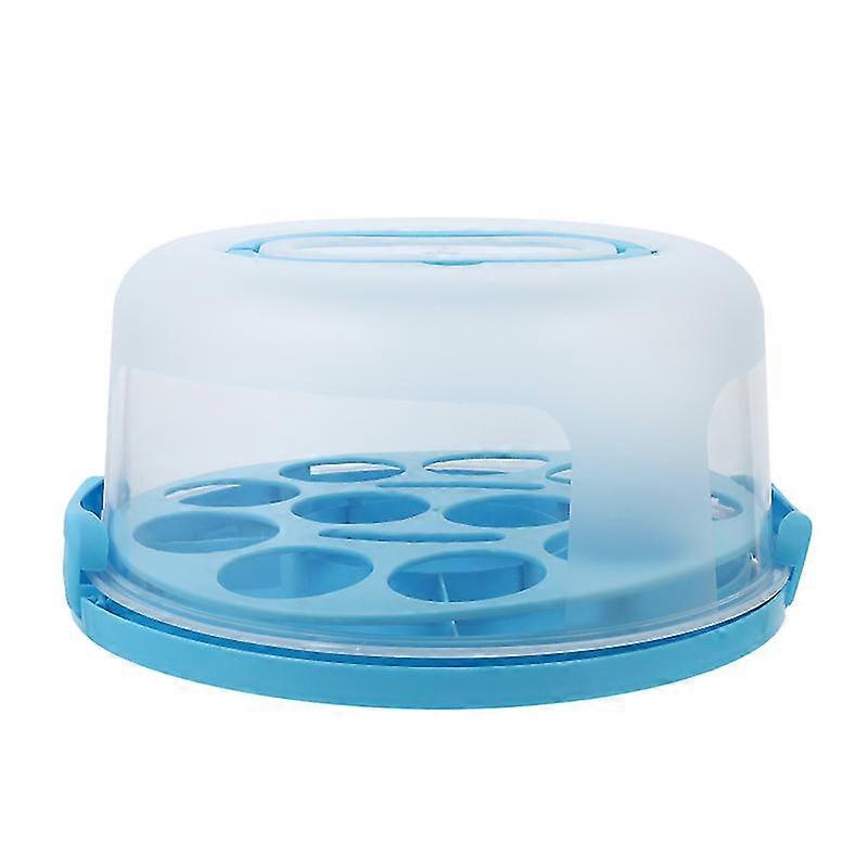 1pc Thicken Cake Container Transparent Cake Carrier Portable Cake Packing Box