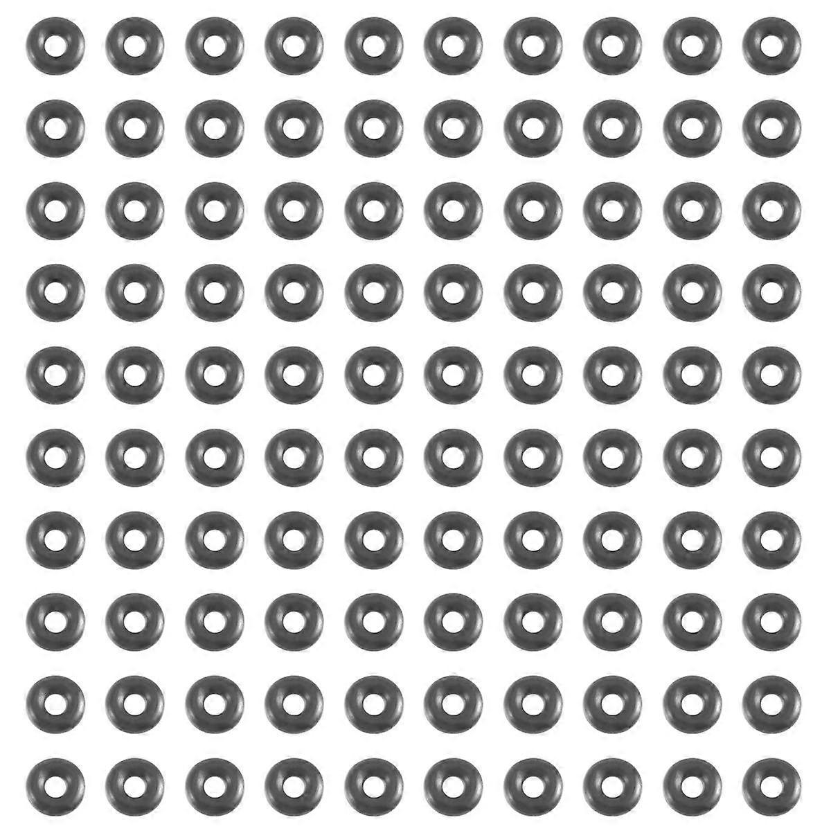 100 pcs O-ring in nitrile rubber 6 x 2 mm