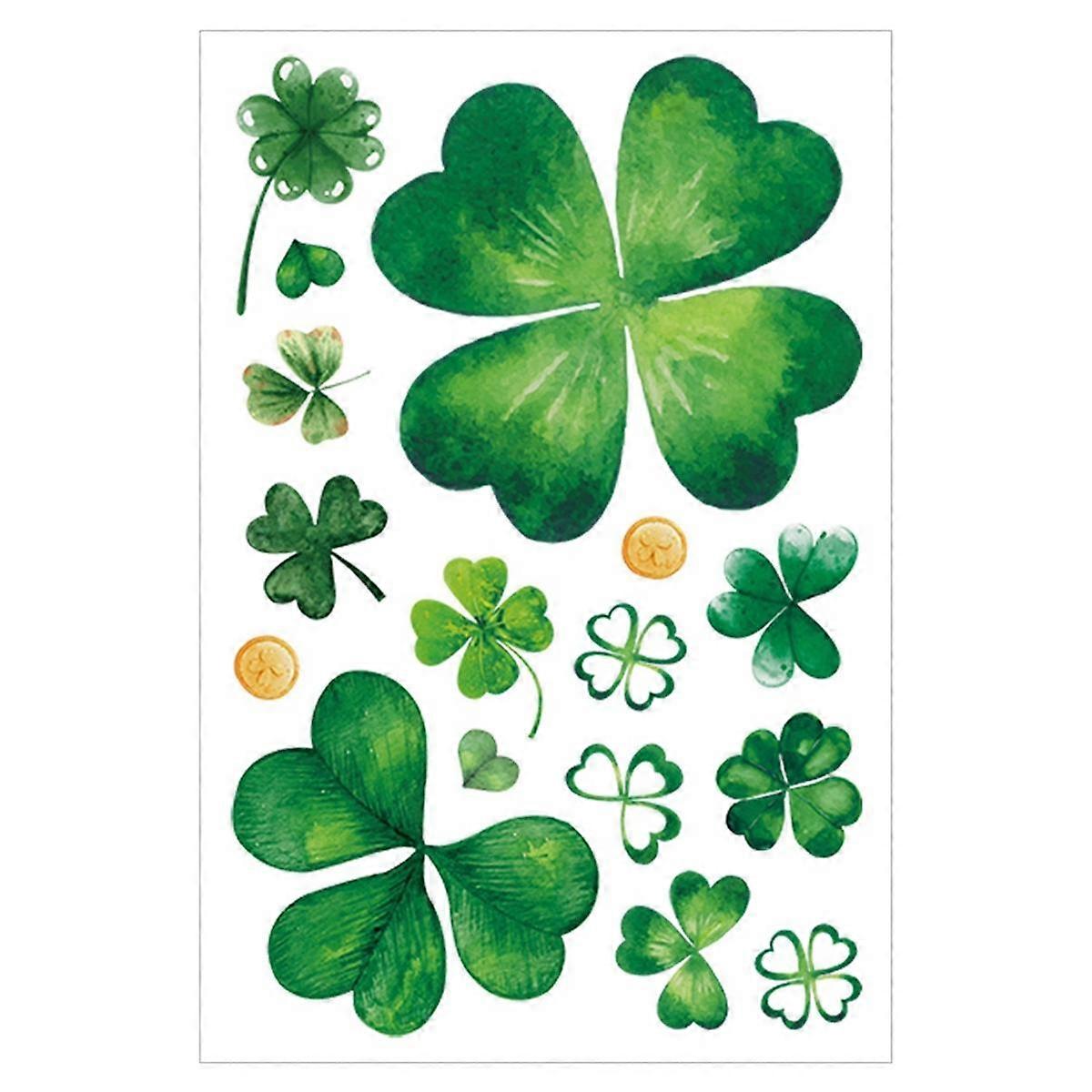 D St Patricks Day Decorations Stickers, St. 'S Day Window Clings Decor